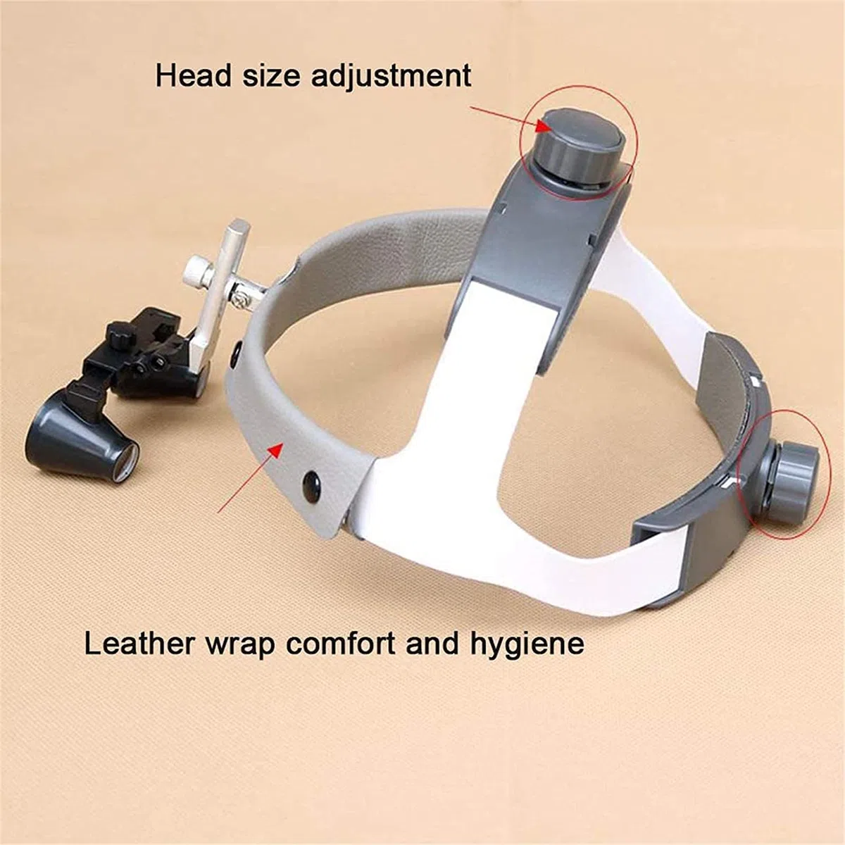 Lente di ingrandimento Lenti di ingrandimento Lente di ingrandimento con fascia, Lente di ingrandimento digitale portatile, Lente di ingrandimento dentale Luce Controllo dell'impianto del canale radic