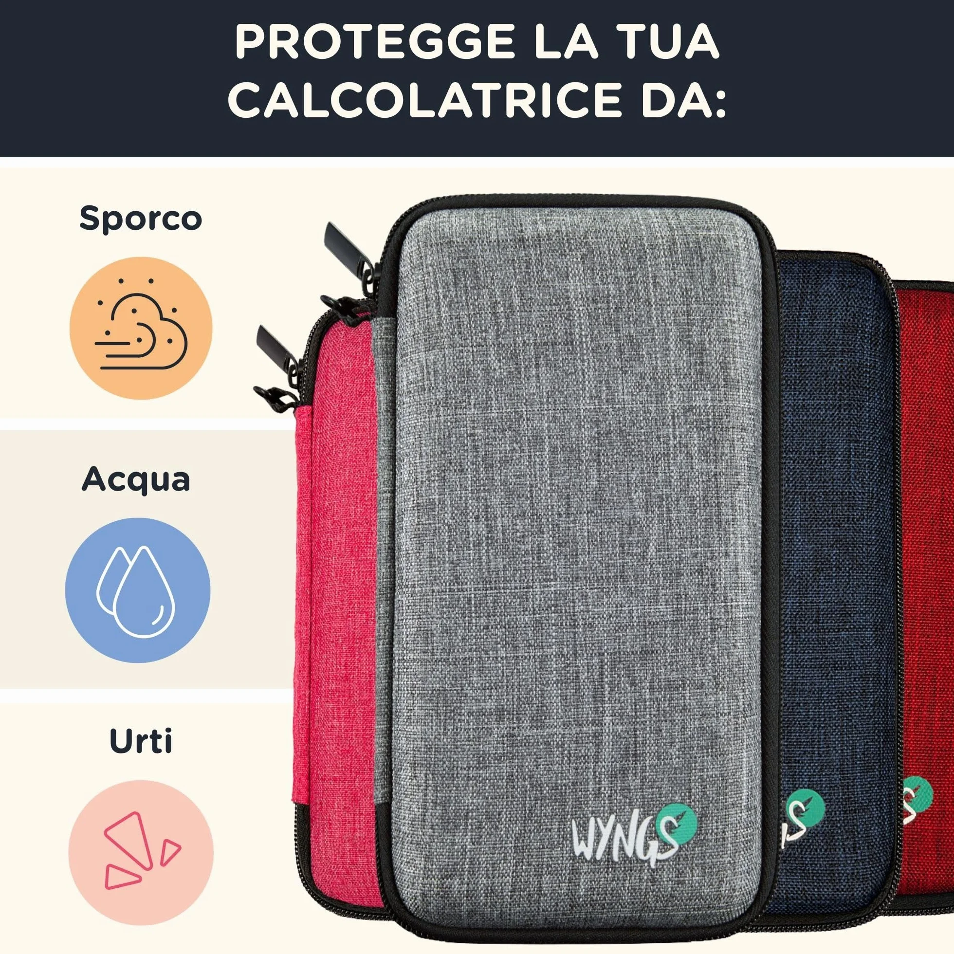 CALCUSO Pacchetto Base grigio chiaro con Calcolatrice TI Nspire CX II-T