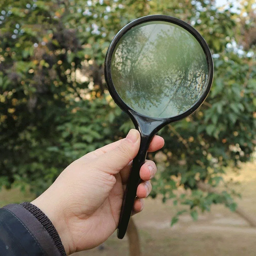 Lente di ingrandimento Boutique Lente di ingrandimento Portatile 5X per Studenti Anziani Impara a Leggere i giornali in Loco Lente di ingrandimento ad Alto ingr