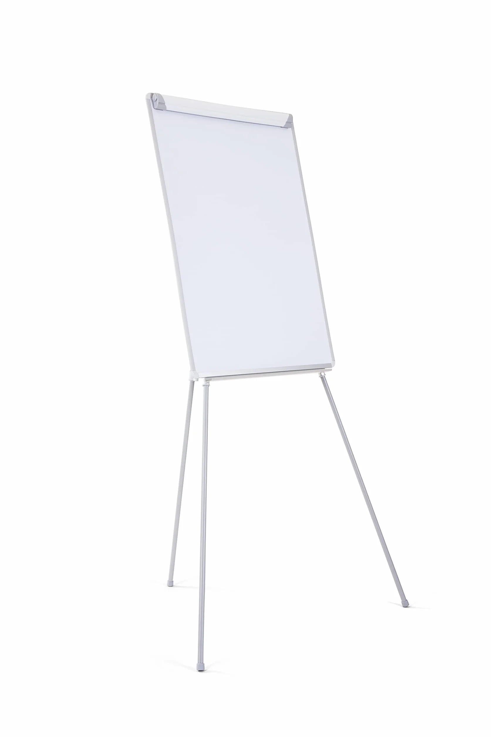 Bi-Office Lavagna Portablocco, Cavalletto Treppiedi Non Magnetico, Cornice in Grigio, Dimensioni Pannello Euro 700 x 1000 mm