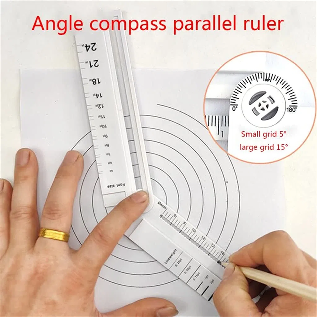 1pcs Stile Semplice 30 centimetri Rettangolo Trasparente Righello Goniometro Studente Cancelleria Disegno Strumento Forniture