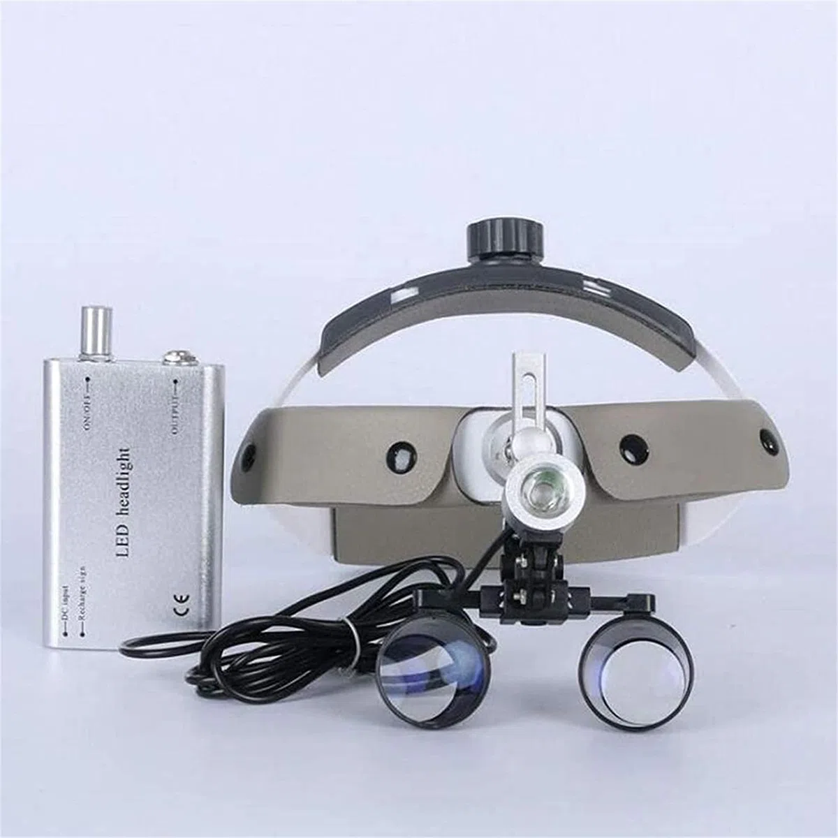 Lente di ingrandimento Lenti di ingrandimento Lente di ingrandimento con fascia, Lente di ingrandimento digitale portatile, Lente di ingrandimento dentale Luce Controllo dell'impianto del canale radic
