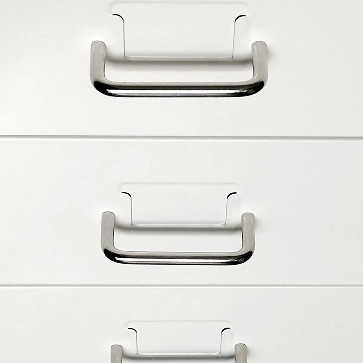 Cassettiera sicura in metallo con 5 cassetti con serratura per archiviazione di casa e ufficio ed elegante soluzione di archiviazione per documenti e forniture, colore grigio