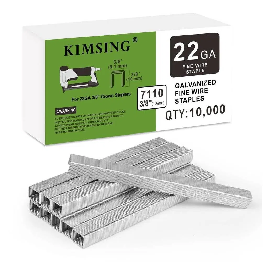 D-Work, 1000 punti metallici H-30, zincati, 8,6 x 30 x 1,25 mm