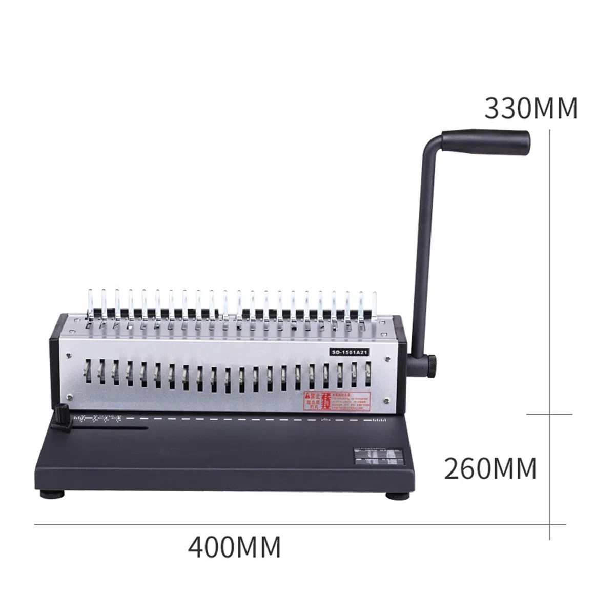Macchina Rilegatrice, SD-1501A21 Rilegatrice ad anelli in plastica for ufficio manuale A4 Mac rilegatrice ad anelli