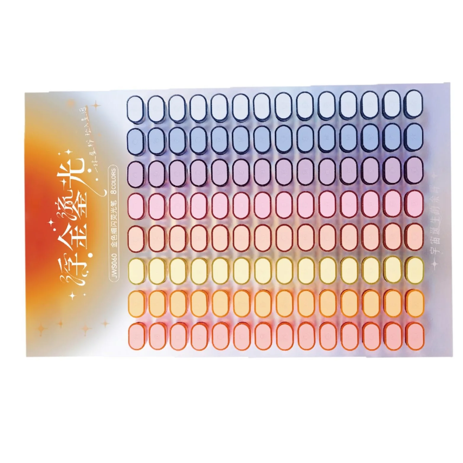 Evidenziatori fluorescenti con punta cesellata, 112 colori, per scrapbooking, appunti, biglietti, pennarelli fluorescenti per diari