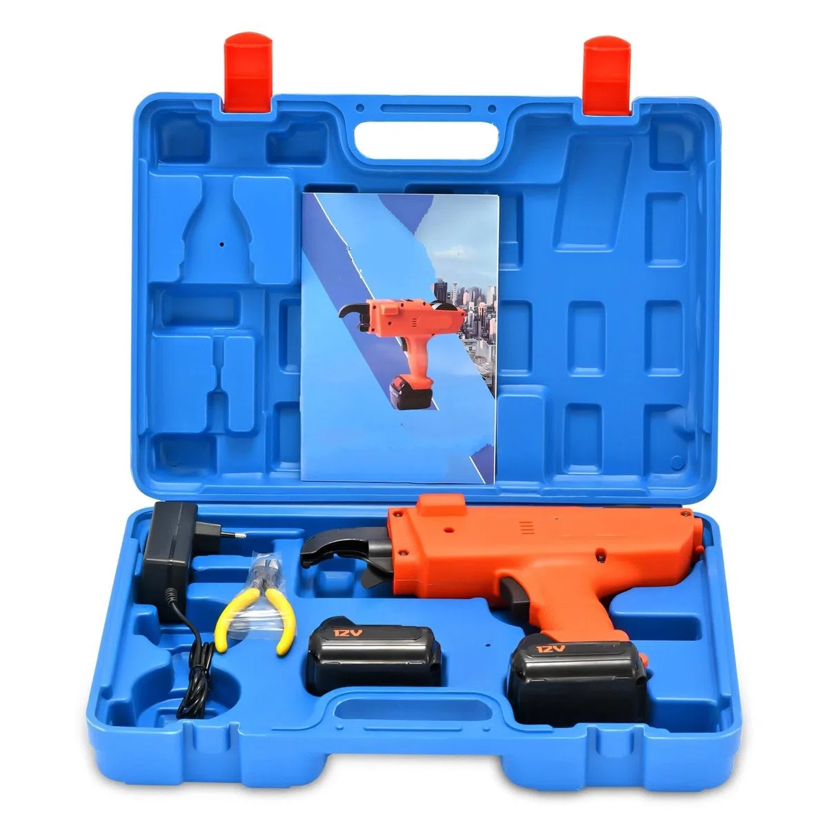 Rilegatura a Pettine Macchina di rilegatura del livello dell'armatura Automano automatico con pinze a batteria Plastica Push Push Electric Leasing Machine Macchine rilegatrici