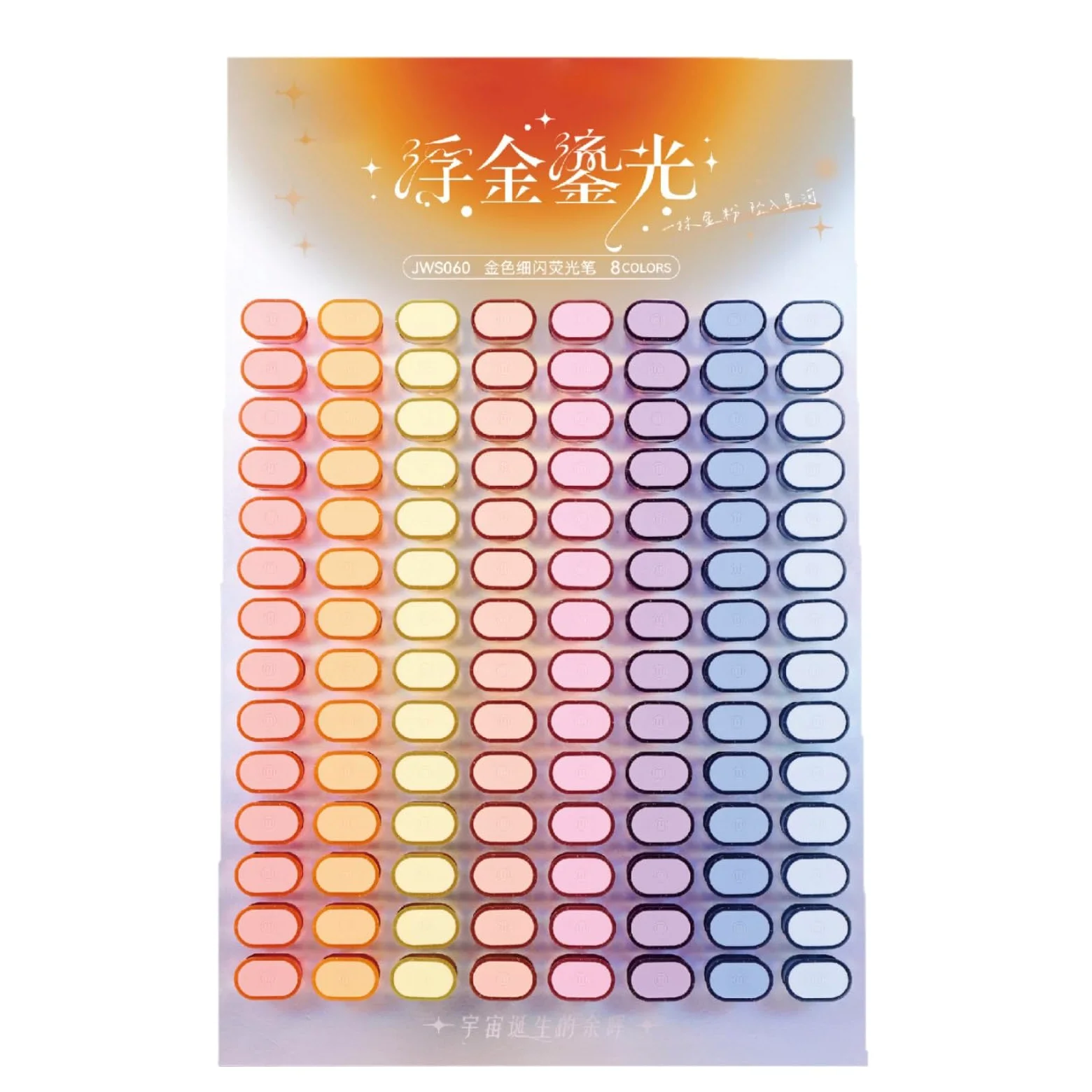Evidenziatori fluorescenti con punta cesellata, 112 colori, per scrapbooking, appunti, biglietti, pennarelli fluorescenti per diari