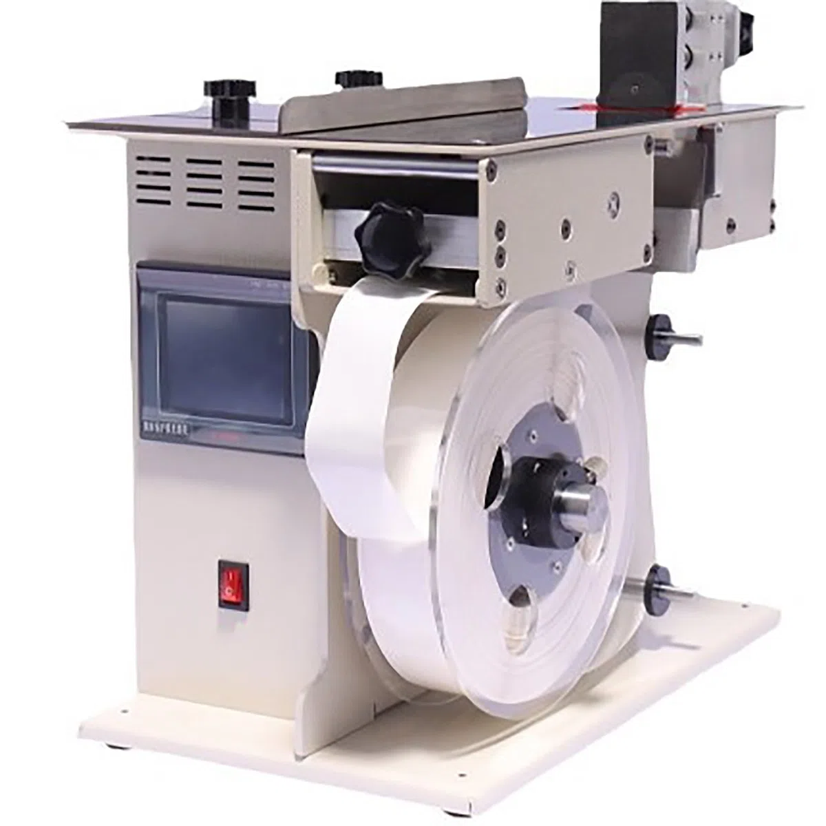 Etichettatrice Automatica ad Angolo retto 2 in 1 + Etichettatrice pelabile, Etichettatrice ad Angolo - Regolazione velocità/Lunghezza, Touch Screen + Corpo in Metallo