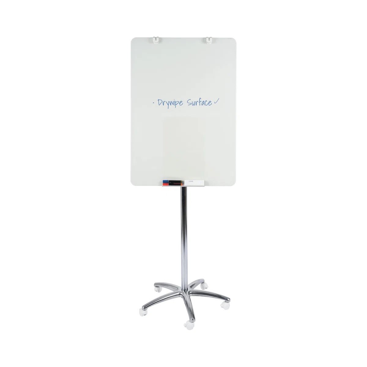 Bi-Office Business Lavagna in vetro con cavalletto Cellulare e lavagna flipchart con ruote